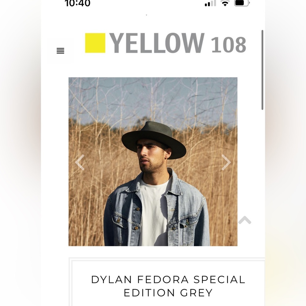 NEW DYLAN FEDORA SPECIAL EDITION GREY